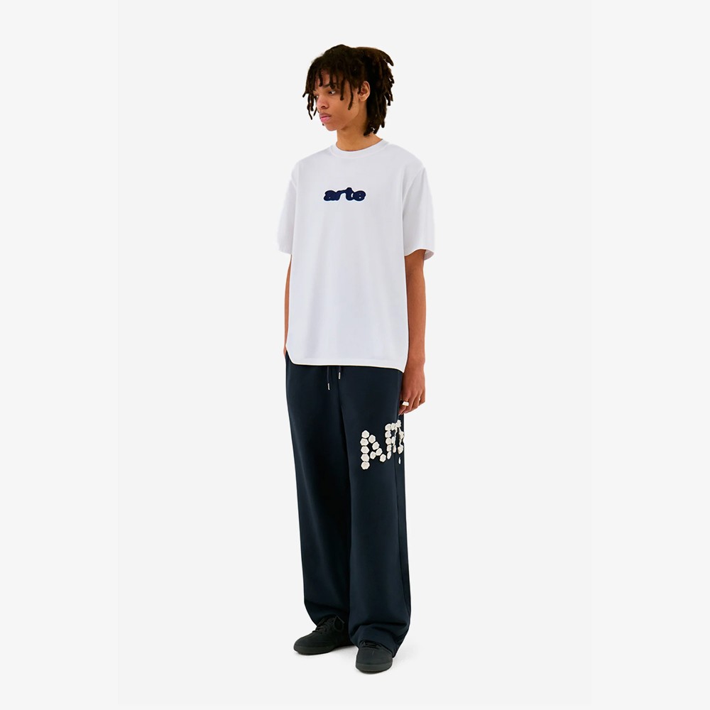 Blur Embroidery T-Shirt 'White'