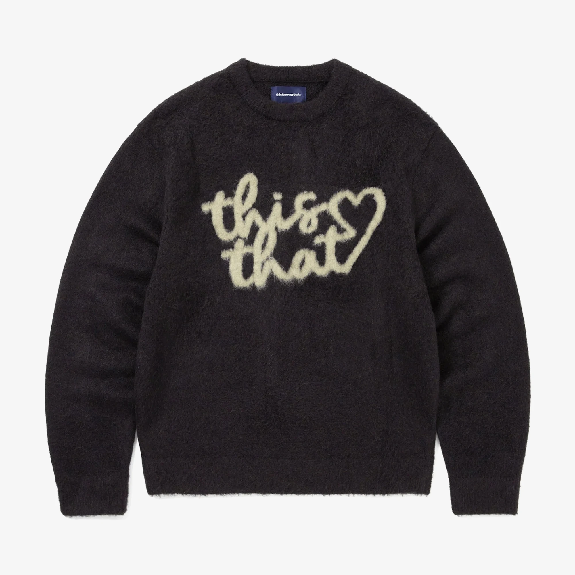 Heart Logo Knit Sweater 'Dark Navy'