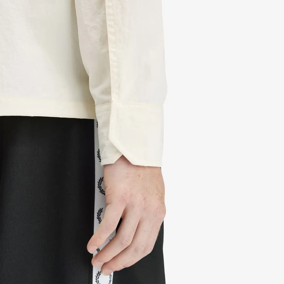 Ripstop Pocket Overshirt - Ecru görsel 9