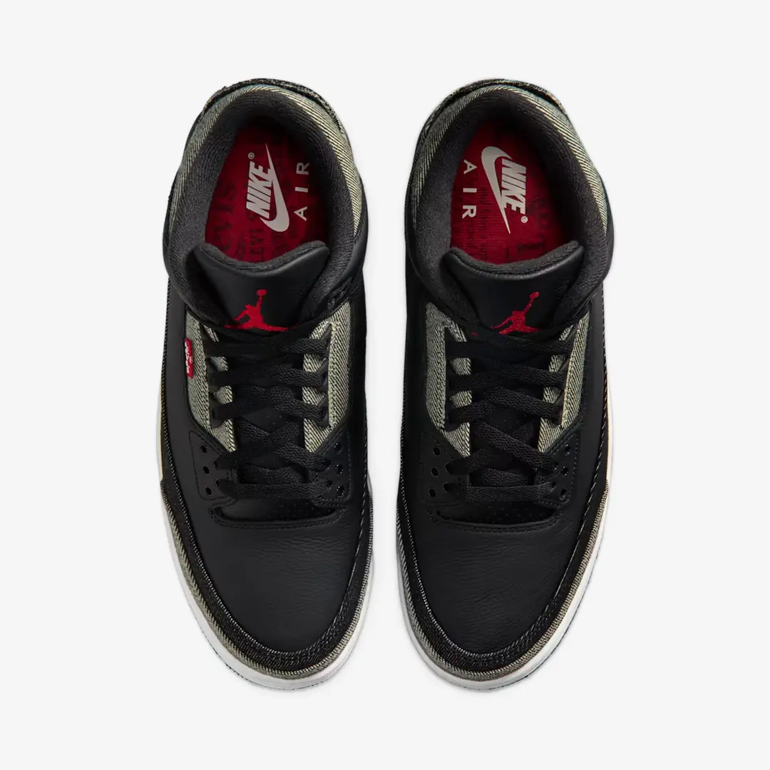 Air Jordan 3 x Levi's® 'Black and White' - WUNDER