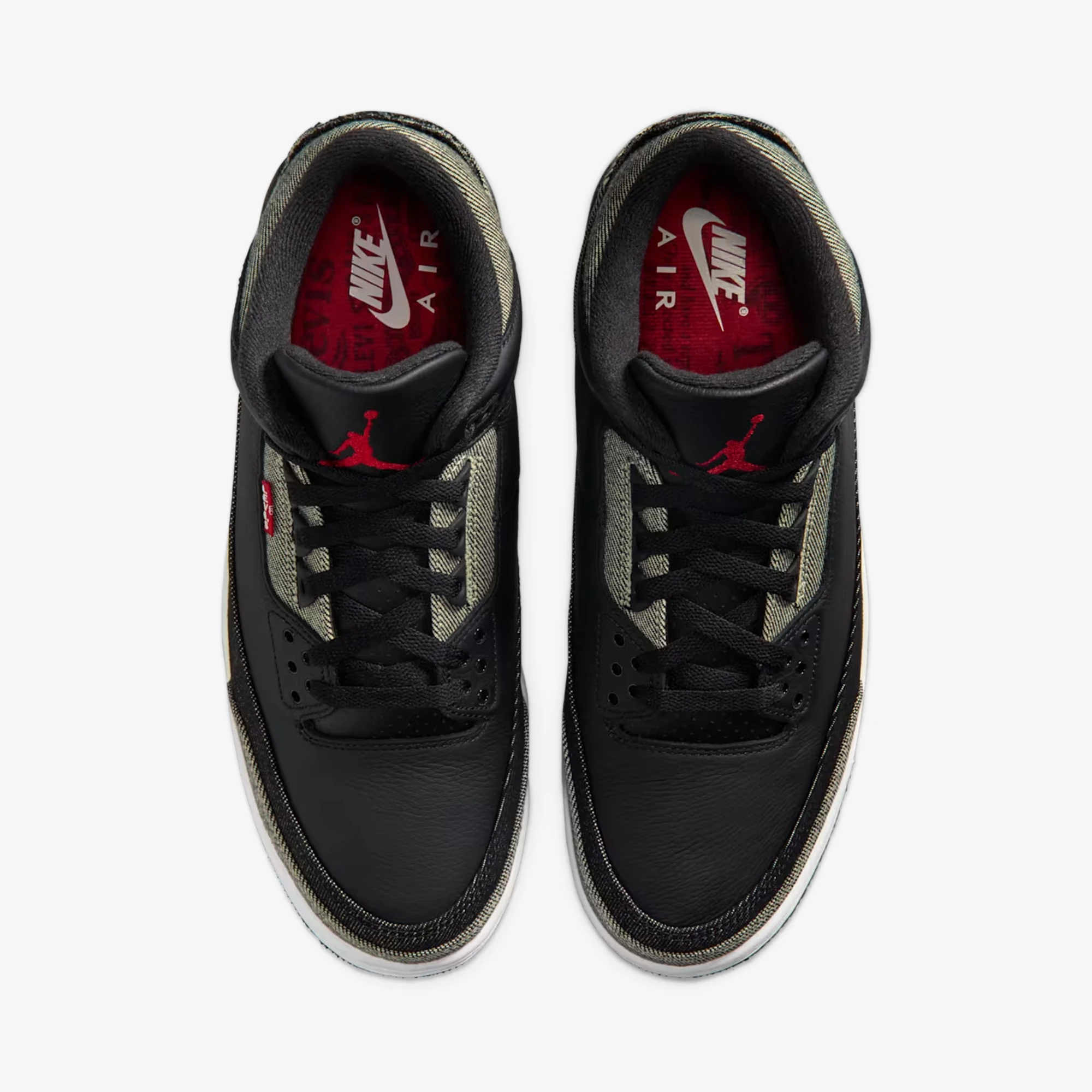 Air Jordan 3 x Levi's® 'Black and White' - WUNDER