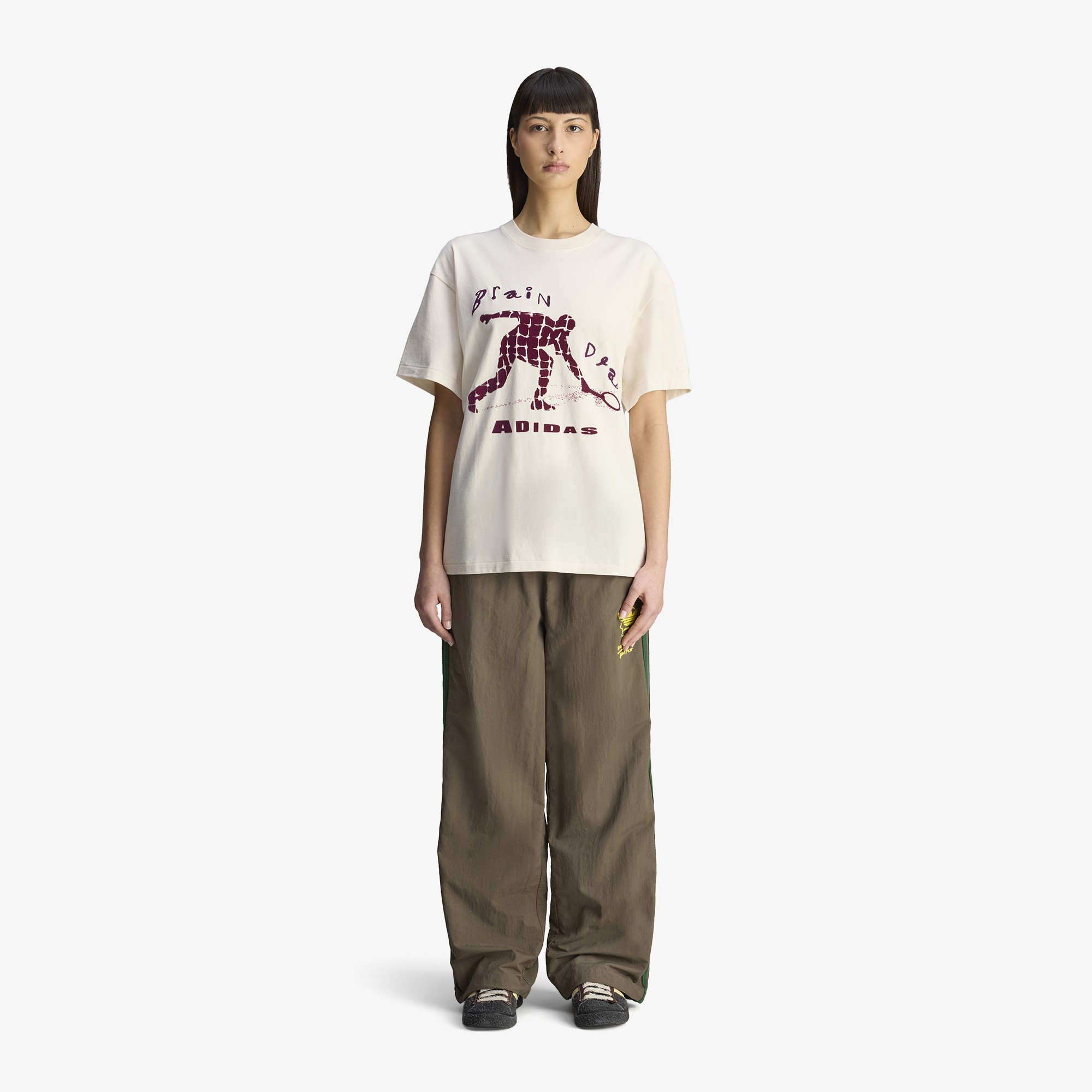 adidas x Brain Dead Track Pant 'Dark Brown'