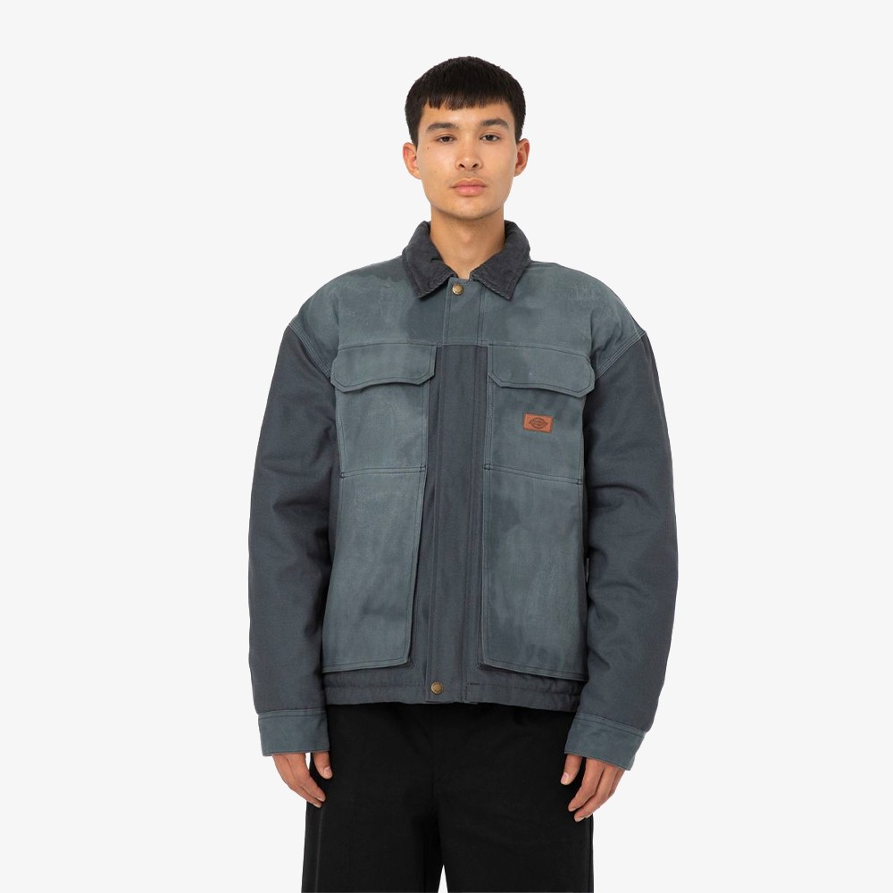 Lucas Waxed Pocket Front Jacket 'Charcoal Grey' - WUNDER