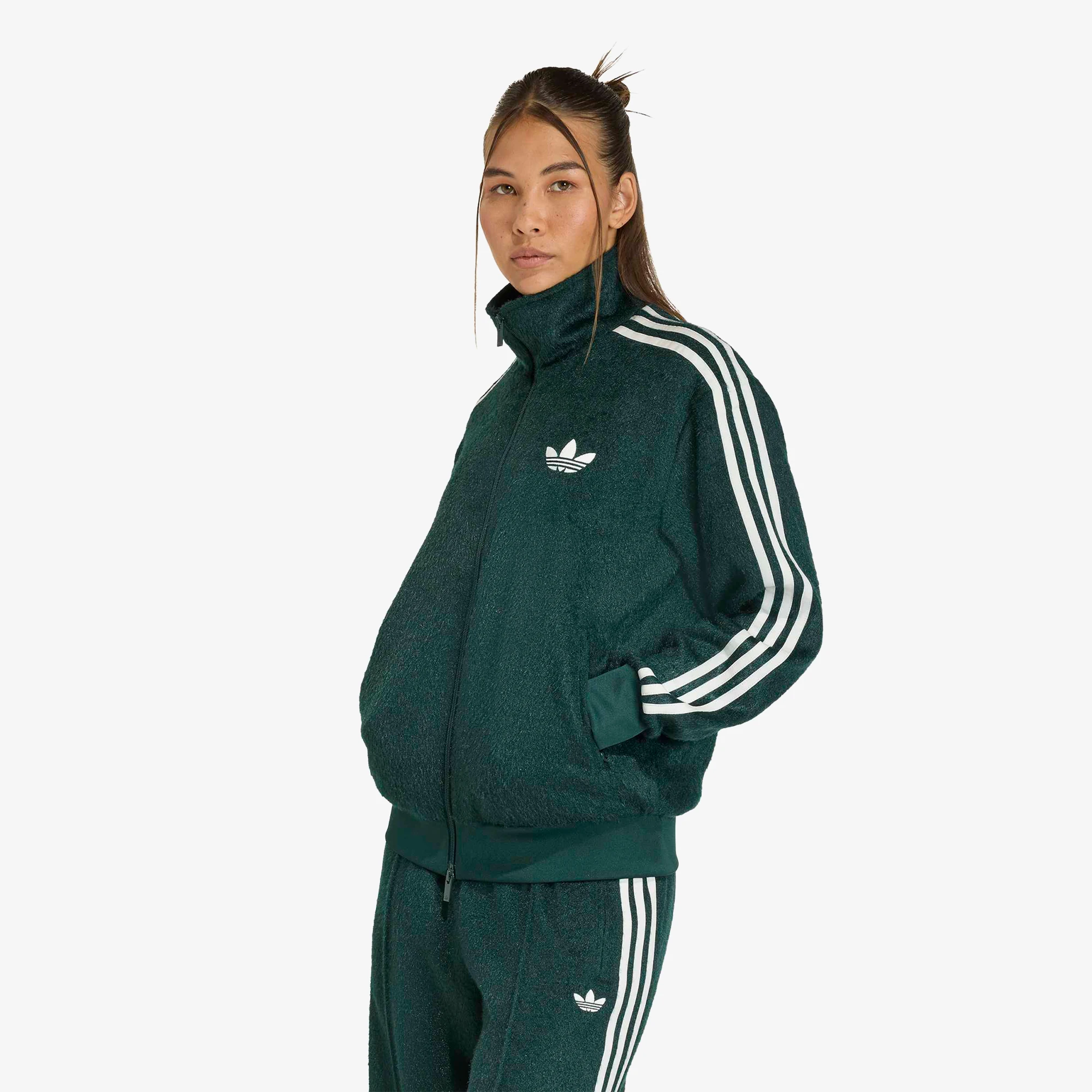 Mohair Firebird Loose Track Top 'Aurora Ivy'