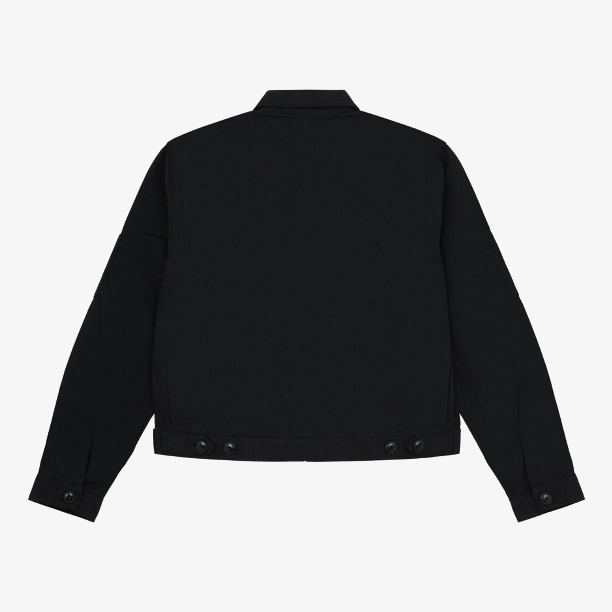 Unlined Cropped Eisenhower Jacket 'Black'