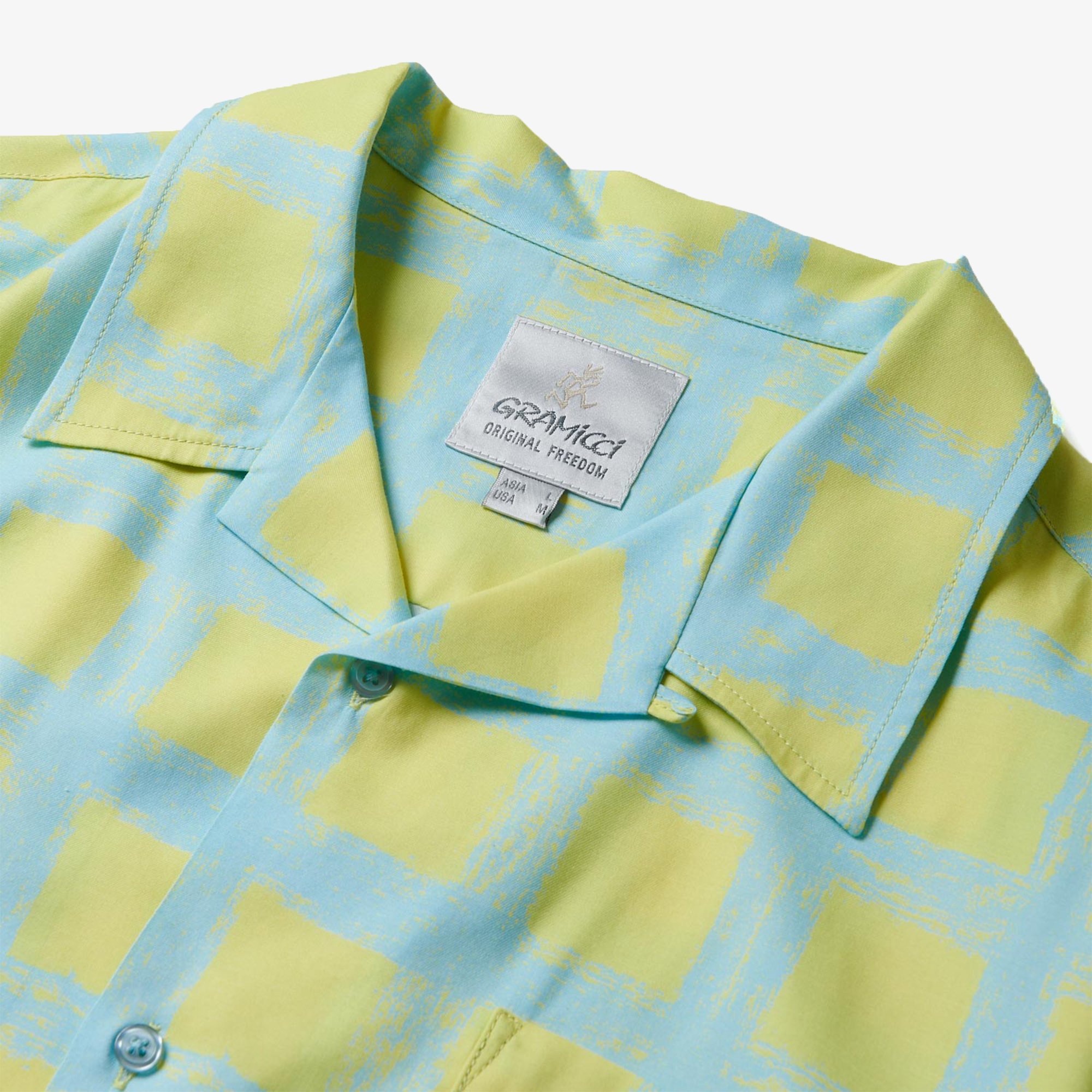 Checkered Rayon Shirt 'Glow'