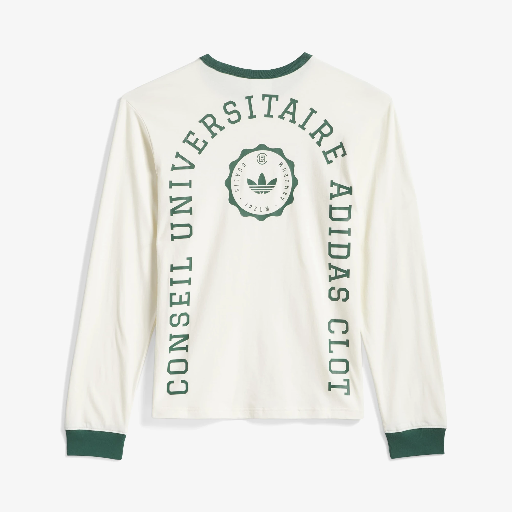 adidas x Clot RIB Long-sleeve Top by Edison Chen 'Cream White'