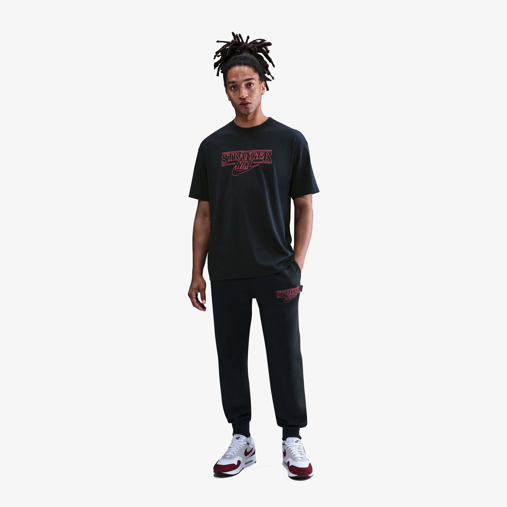 Nike x Stranger Things T-Shirt 'Black' - WUNDER