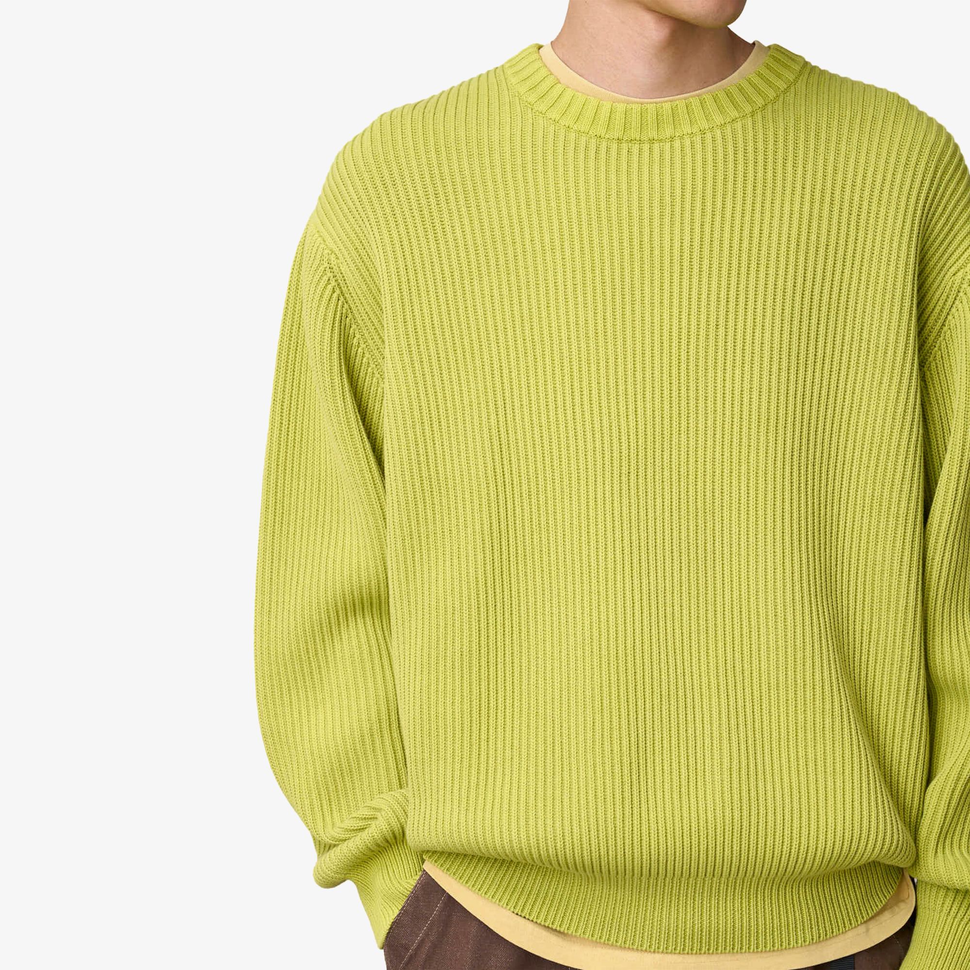 Cotton Knit Sweater 'Mist Green'