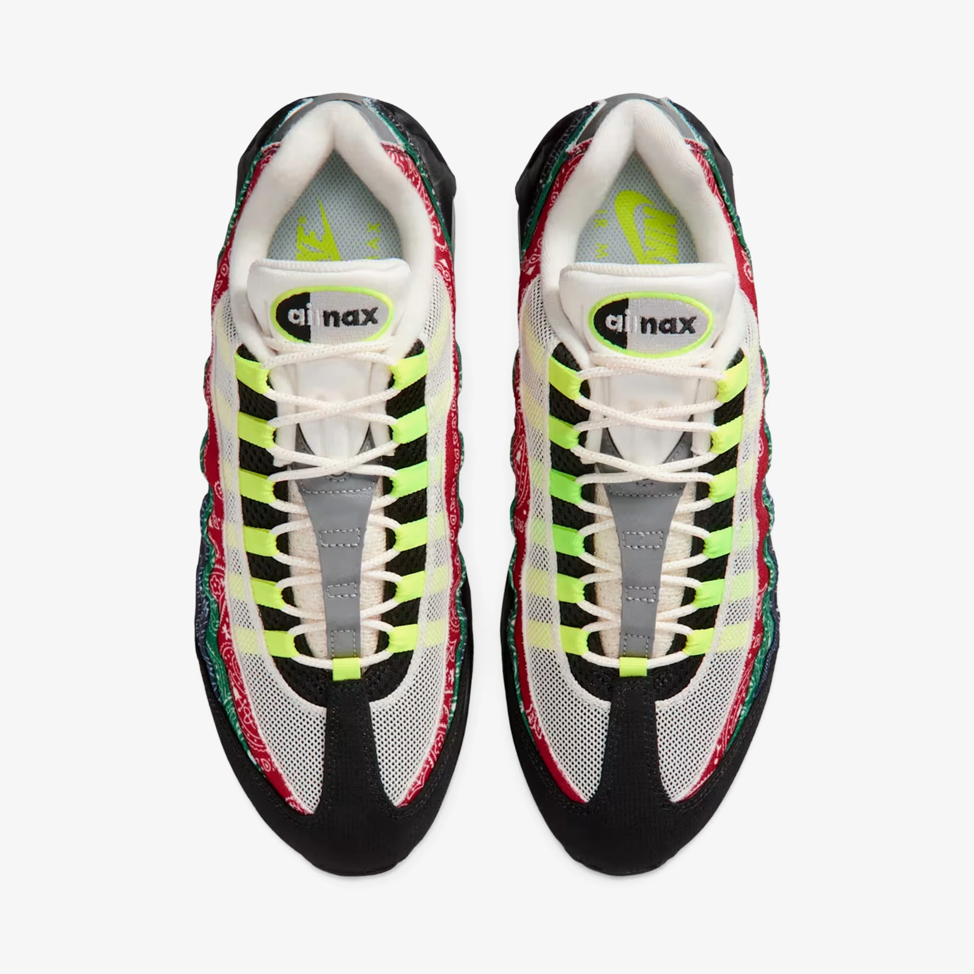 Nike Air Max 95 Big Bubble 'Volt and University Red' - WUNDER