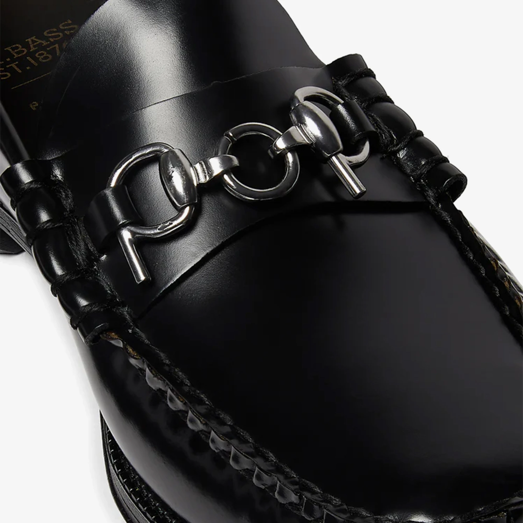 靴 G.H.BASS&.CO Weejuns G.H.BASS & Pop Easy Weejuns Lincoln Loafers Leather 'Black' - WUNDER
