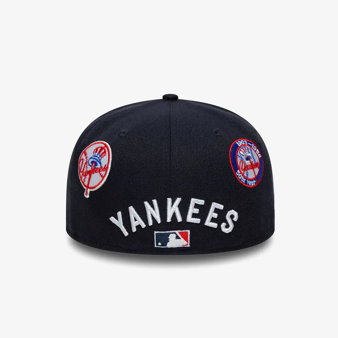 NEW ERA59 Yankees ツバ裏　サイズ7 (海外限定）subway New Era New York Yankees Subway Series 59FIFTY Fitted Cap 'Navy