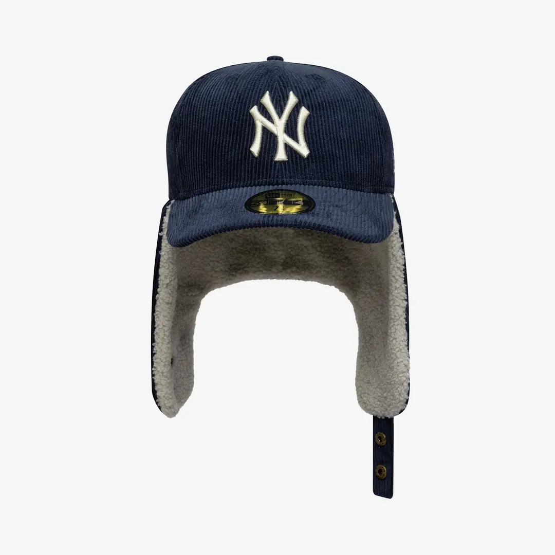 New Era New York Yankees MLB Cord Dogear 59FIFTY Fitted Cap 'Navy