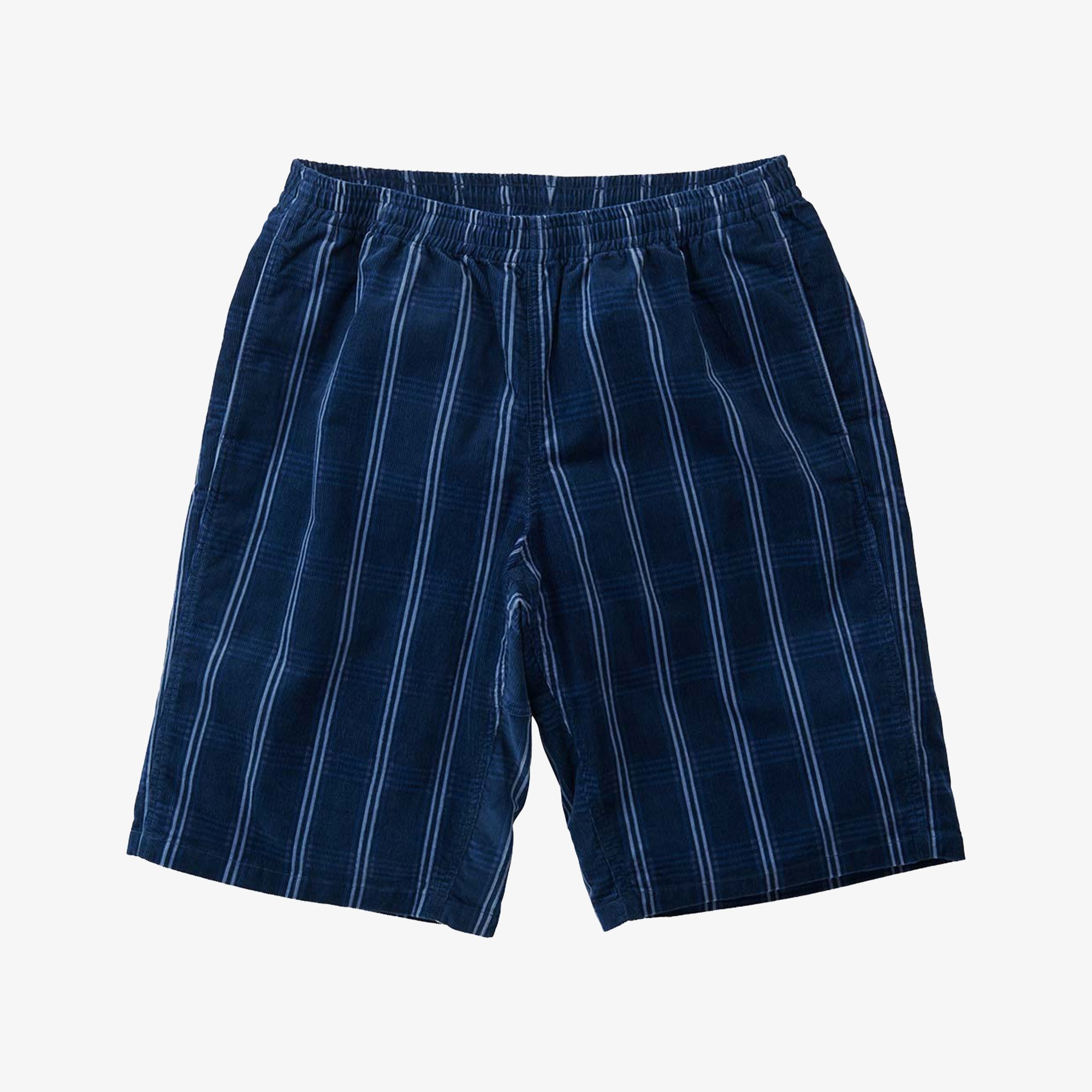 Corduroy Swell Short 'Navy Check'