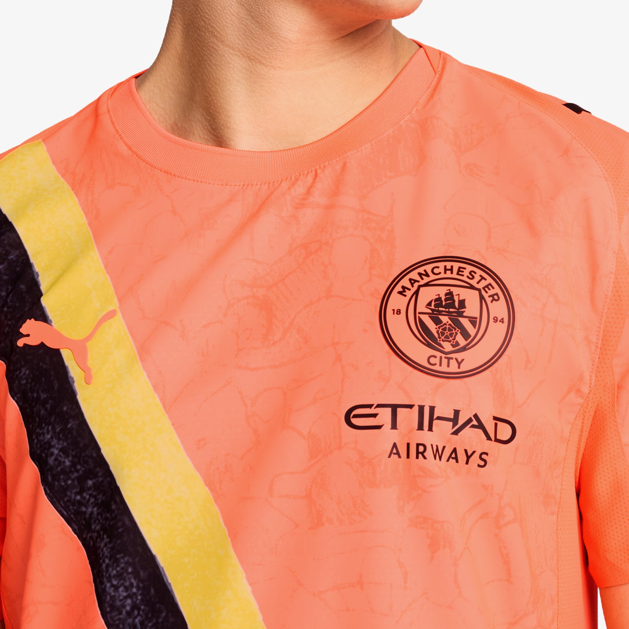 PUMA x KIDSUPER x MANCHESTER CITY Authentic Jersey 'Neon Sun'