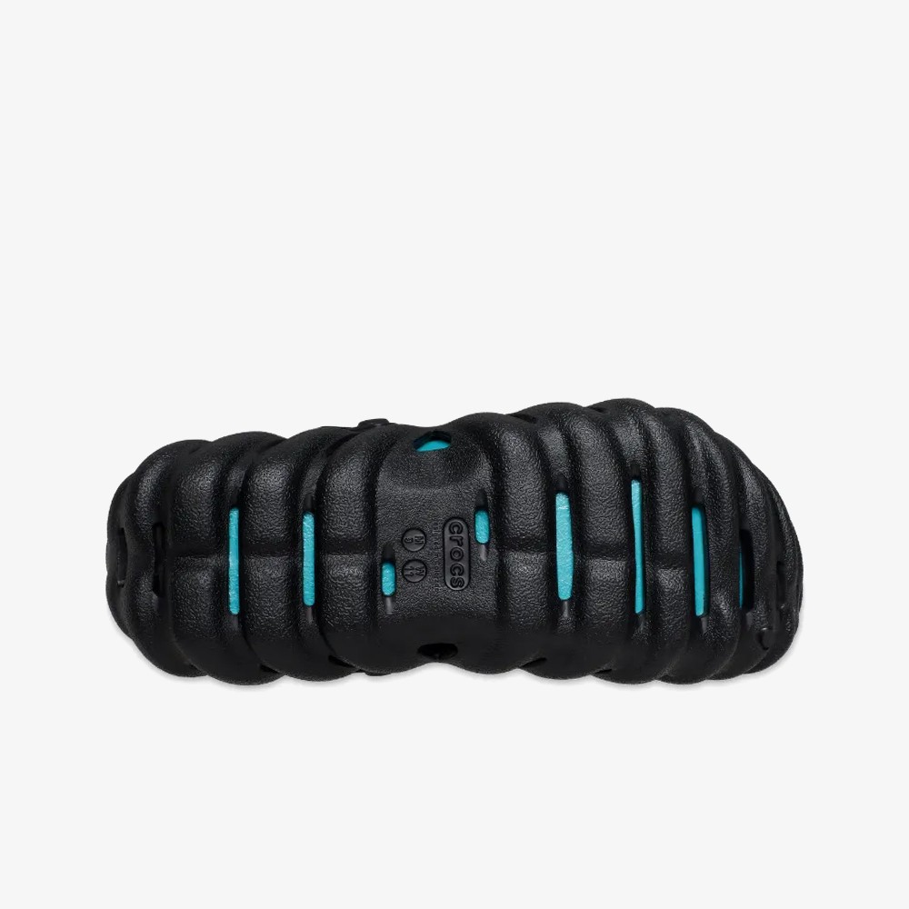 Echo Reflective Laces Clog 'Black Teal'