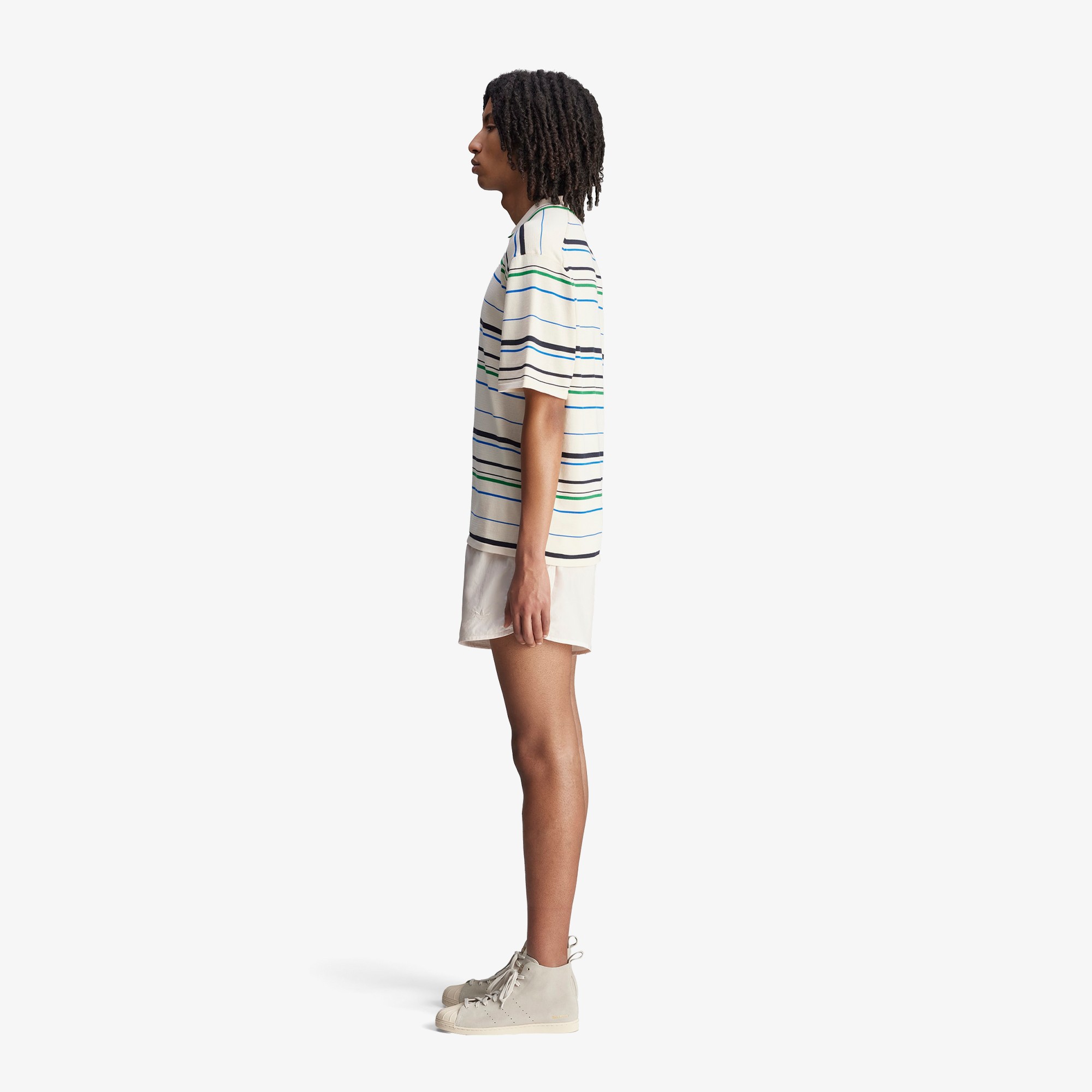 Wales Bonner x adidas Knit Polo T-shirt 'Wonder White'