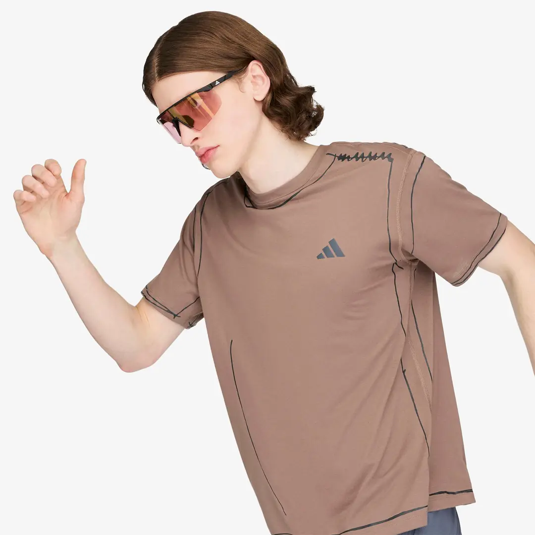  song for the mute ランニング Tシャツ ブラウン adidas x Song for the Mute Running Unitefit T-Shirt 'Trace Brown