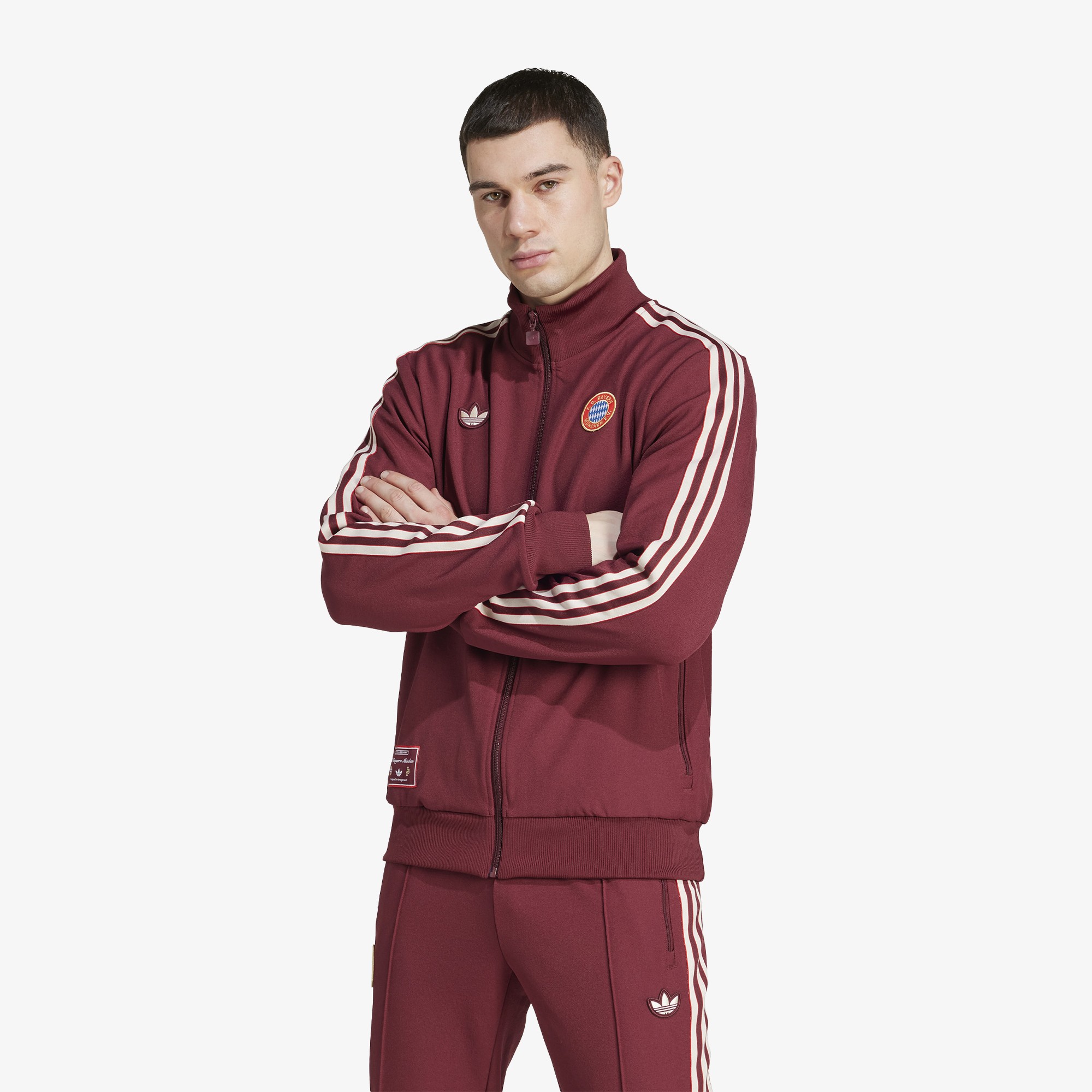 FC Bayern Terrace Icons Track Top 'Shadow Red'
