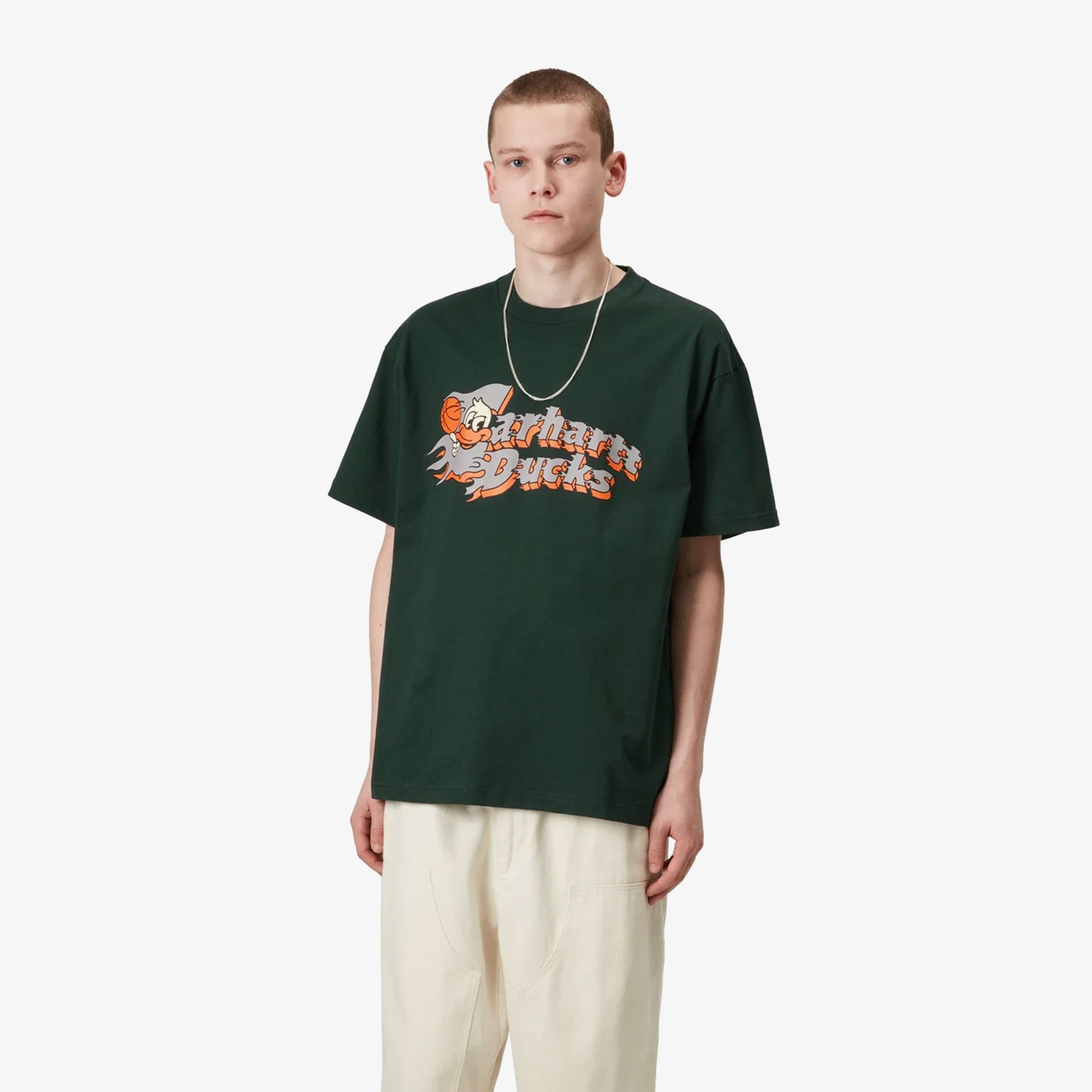 S/S Flaming Ducks T-Shirt 'Conifer'