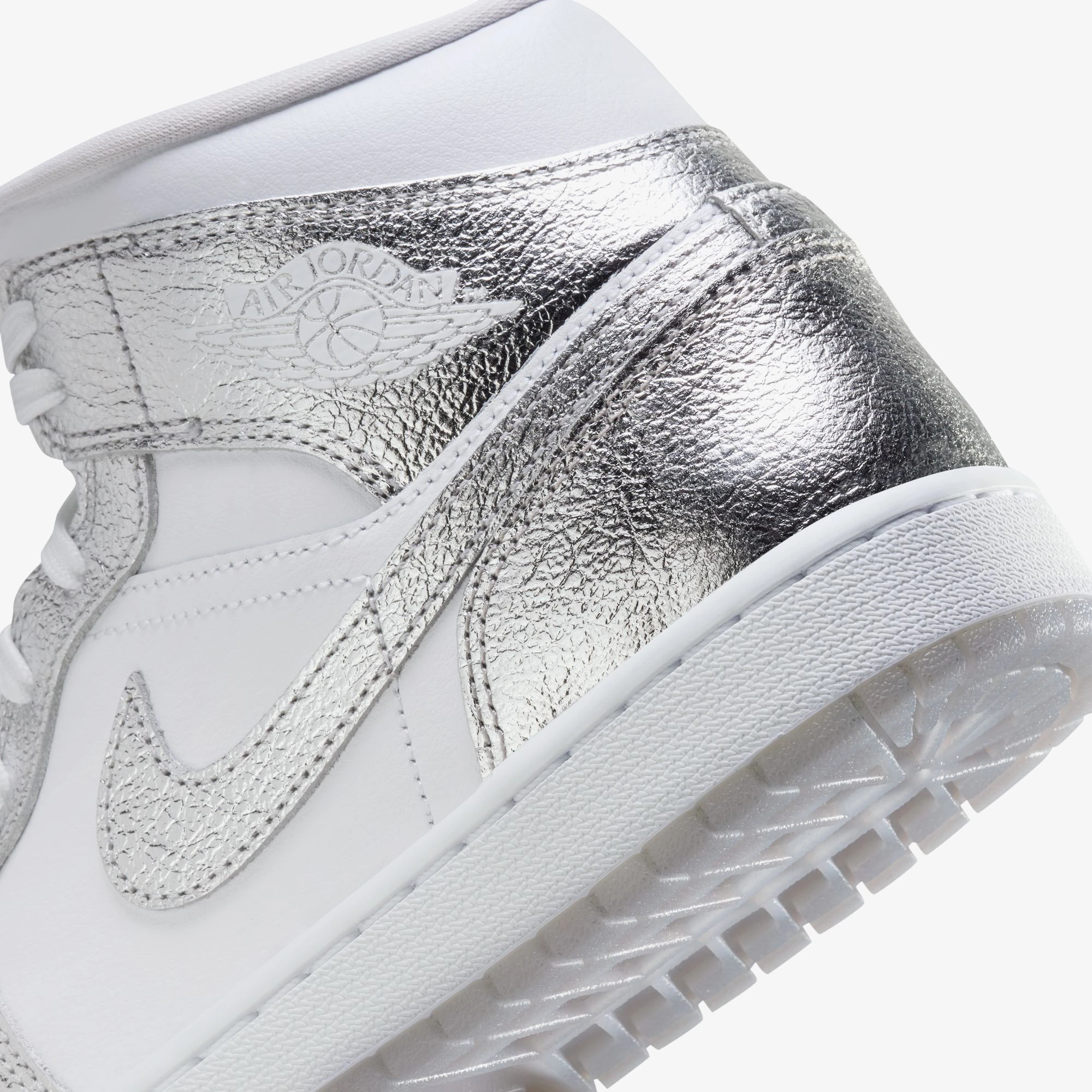 Air Jordan 1 Mid SE 'Metallic Silver' (W) - WUNDER