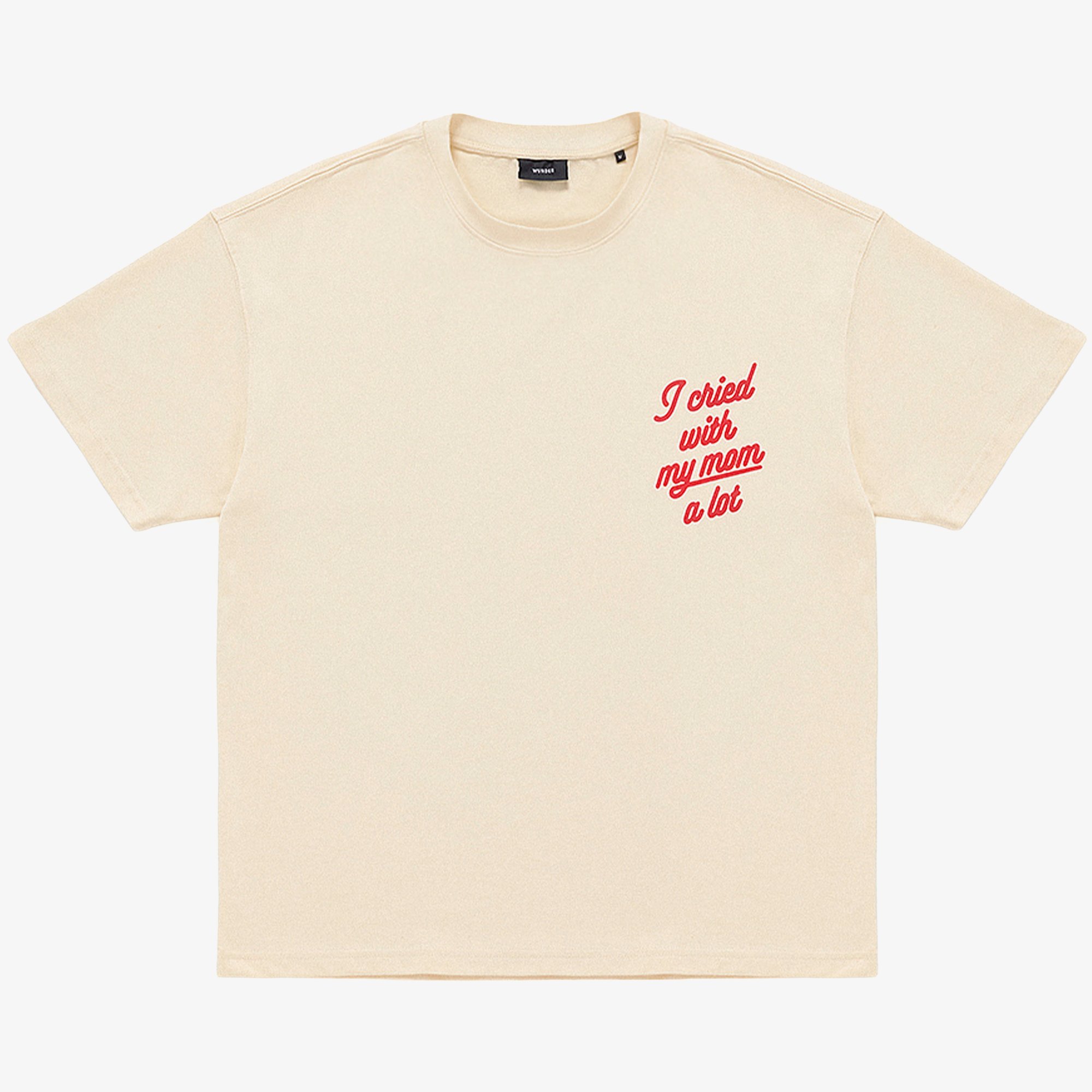 I Cried With My Mom a Lot Tee 'Off White'