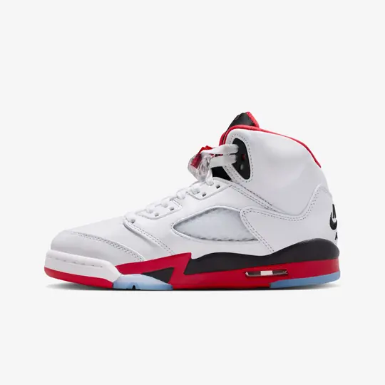 Air Jordan 5 Retro OG 'Fire Red Black Tongue' (GS) - Görsel 3