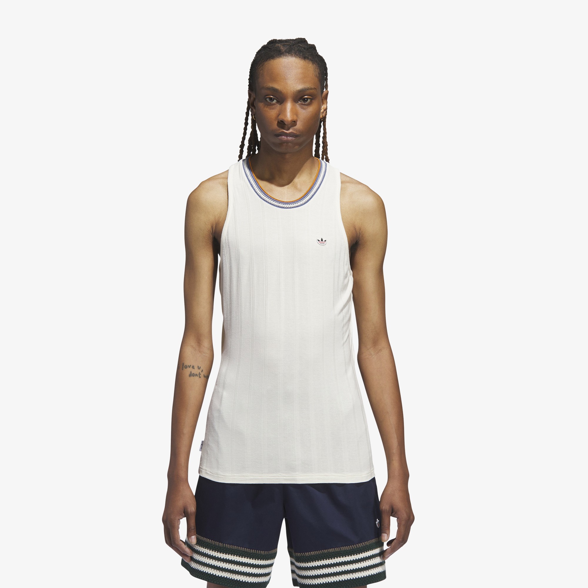 adidas x CLOT Rib Tank Top 'Cream White'