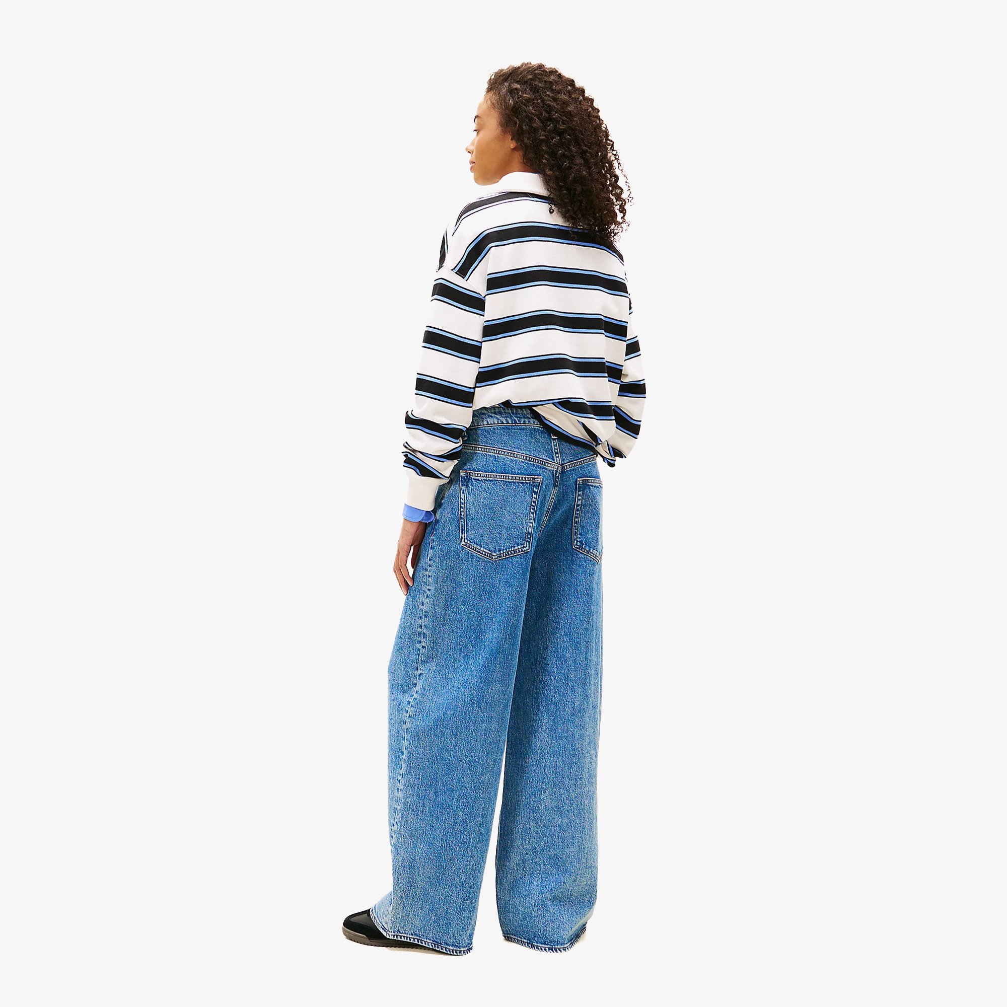Mid Rise Loose Jeans 'Medium Blue' (W)
