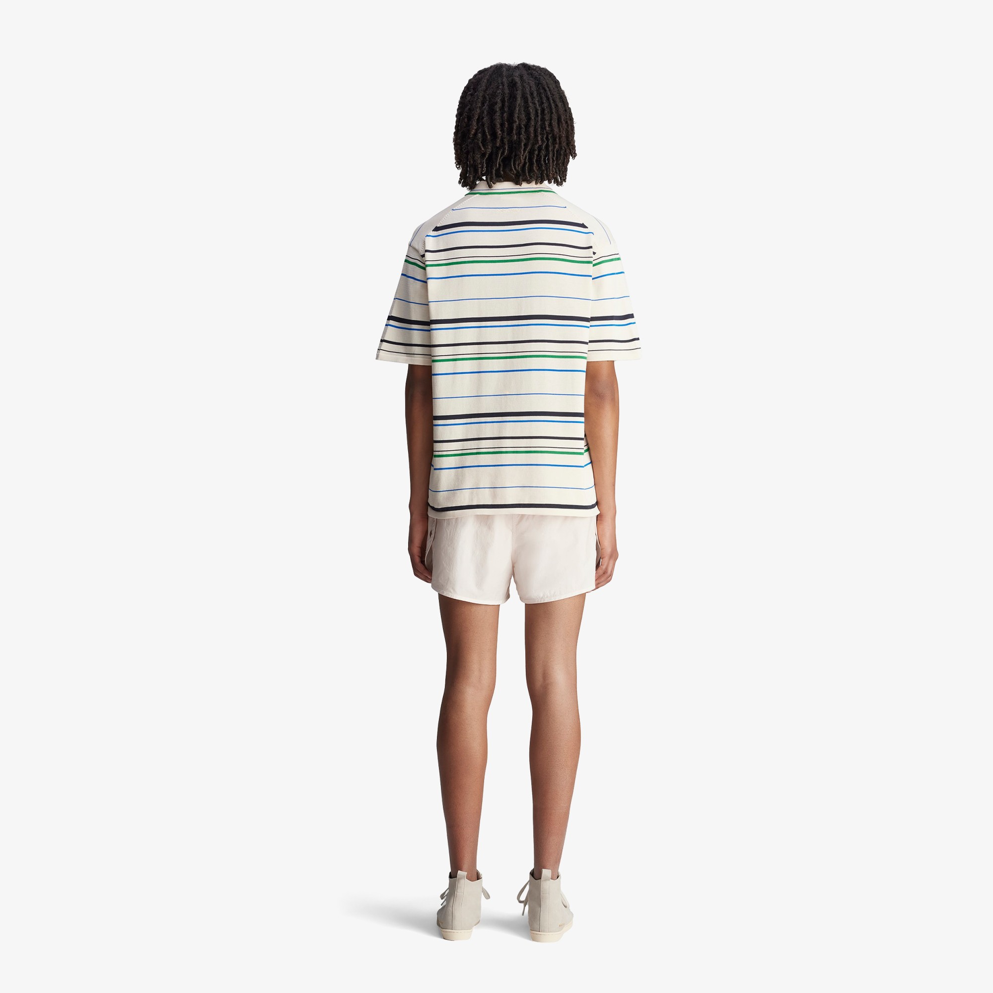 Wales Bonner x adidas Knit Polo T-shirt 'Wonder White'
