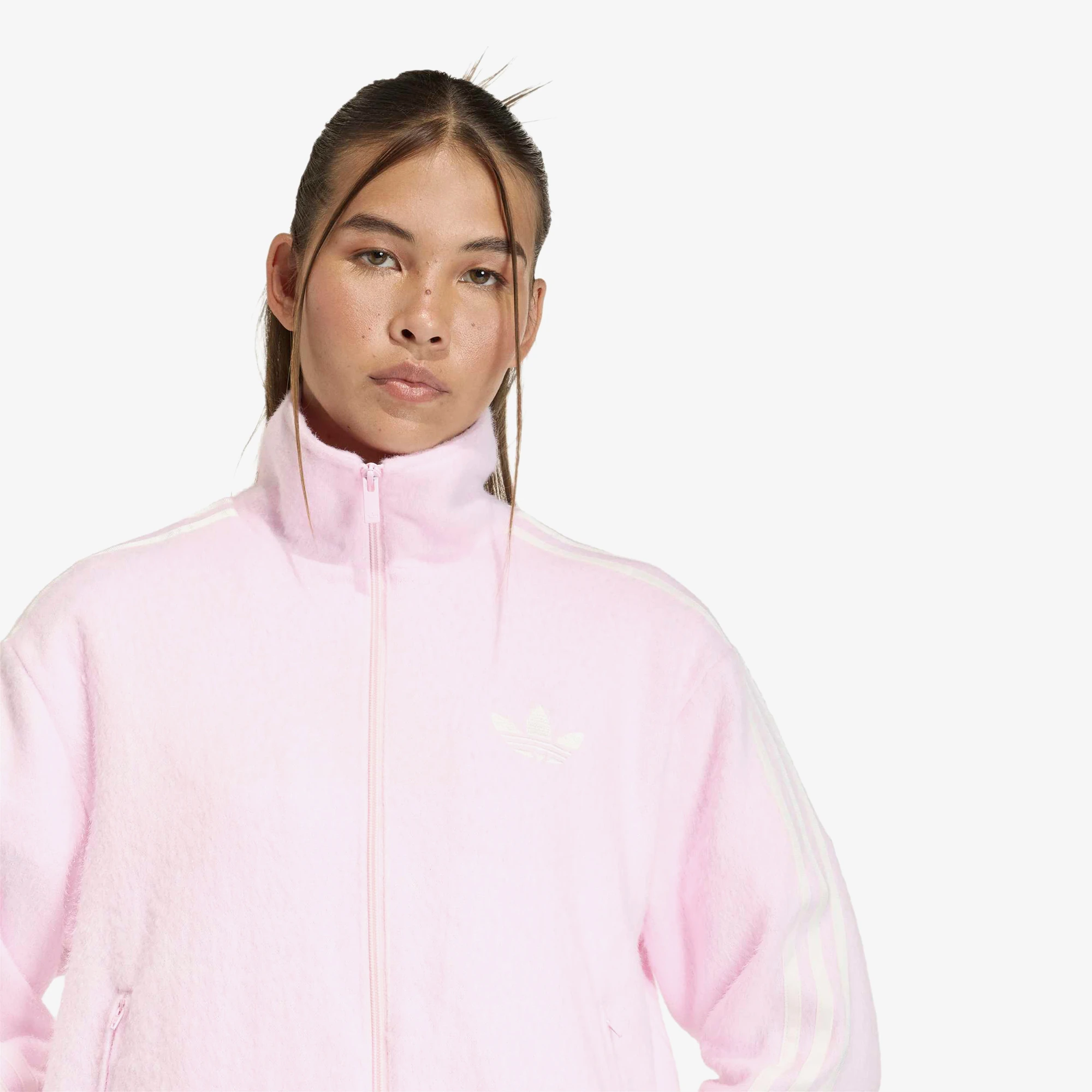 Mohair Firebird Loose Track Top 'Clear Pink'