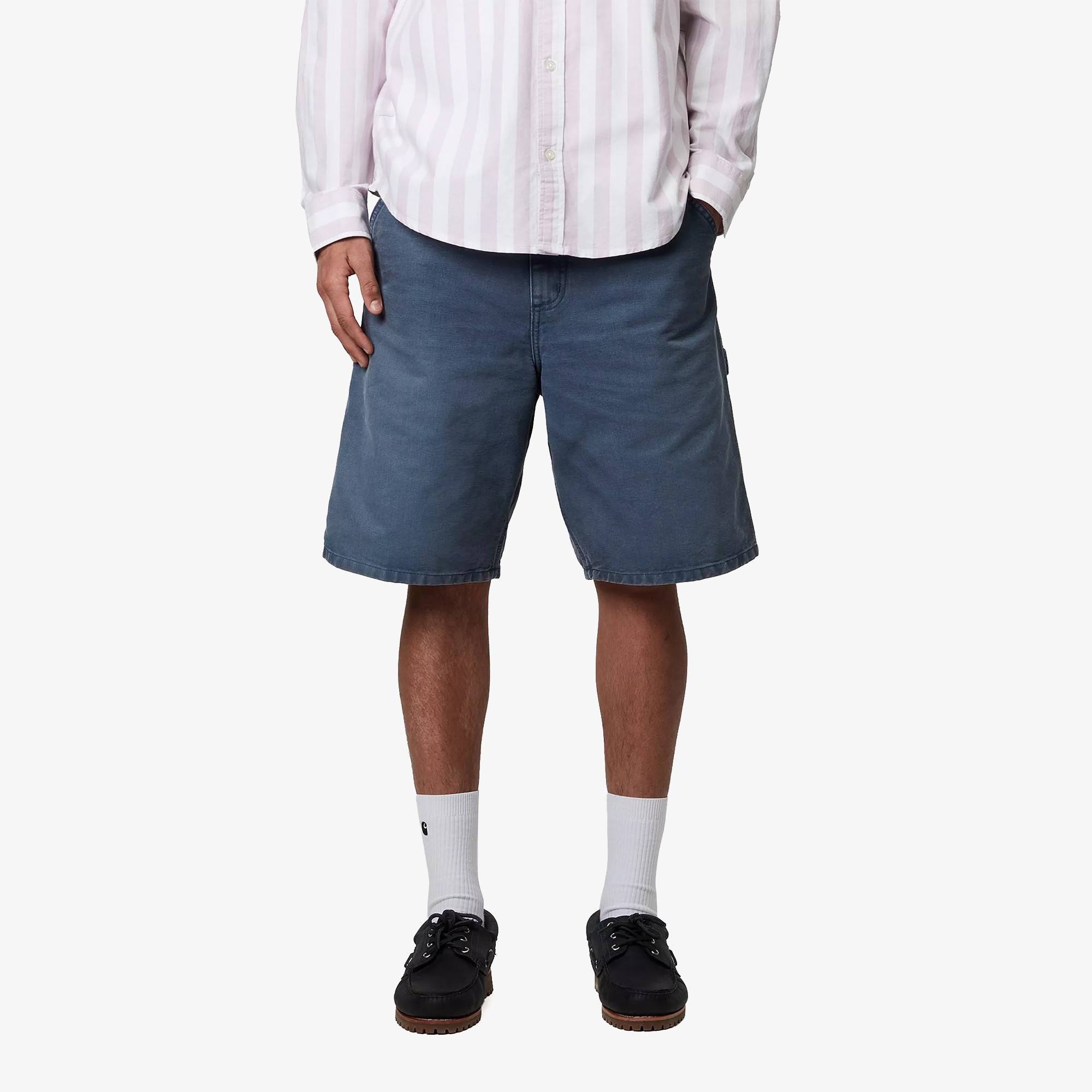 Single Knee Short 'Dusky Blue'