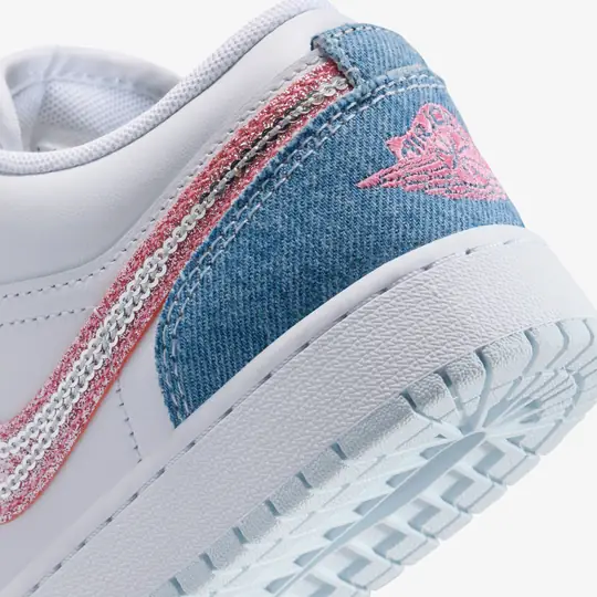 Air Jordan 1 Low SE 'Denim Sequin' (GS) - Görsel 9