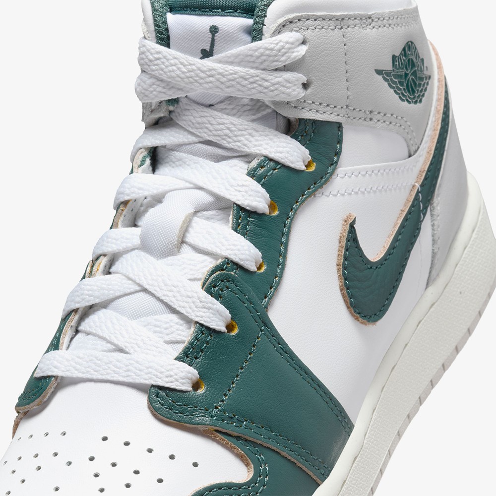 Air Jordan 1 Mid SE 'Oxidized Green' (GS)