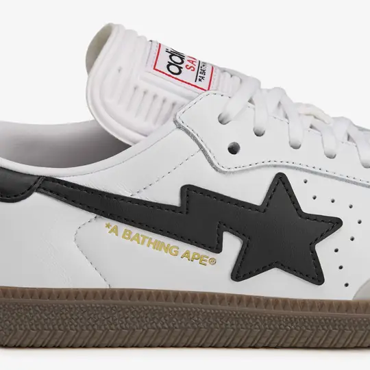 BAPE x adidas Samba 'Cloud White' - Görsel 9