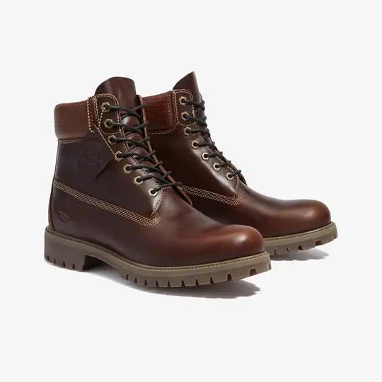 6-Inch Premium Waterproof Leather Boot 'Brown' - Görsel 3