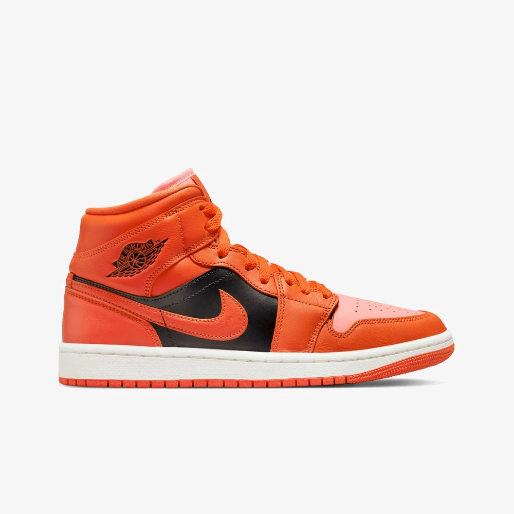 jordan 1 black and orange mid