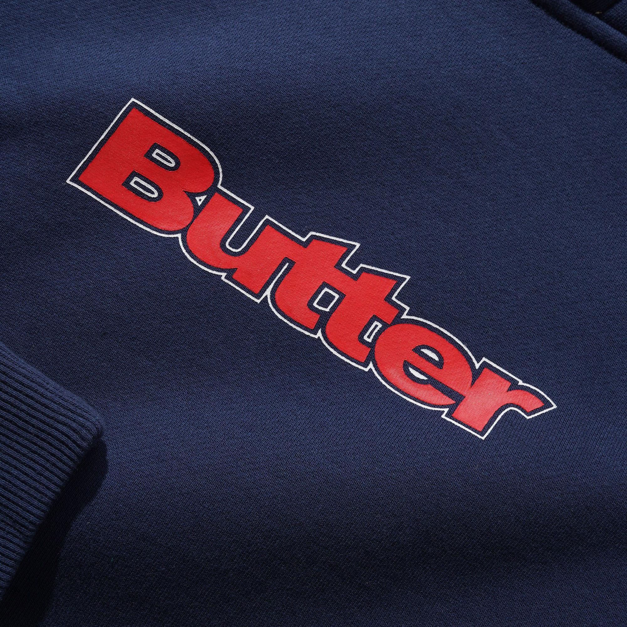 Outline Logo Pullover Hood 'Navy'