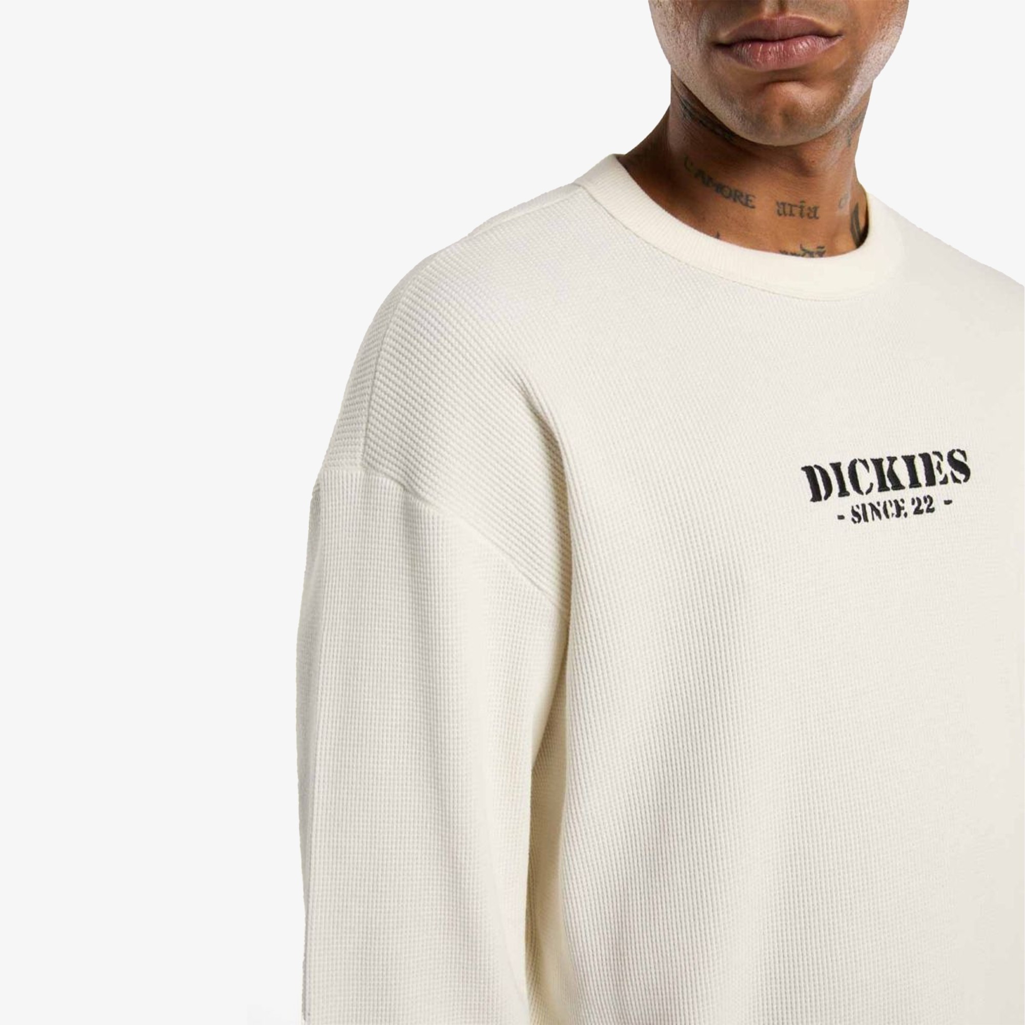 Waffle Longsleeve T-Shirt 'Egret'
