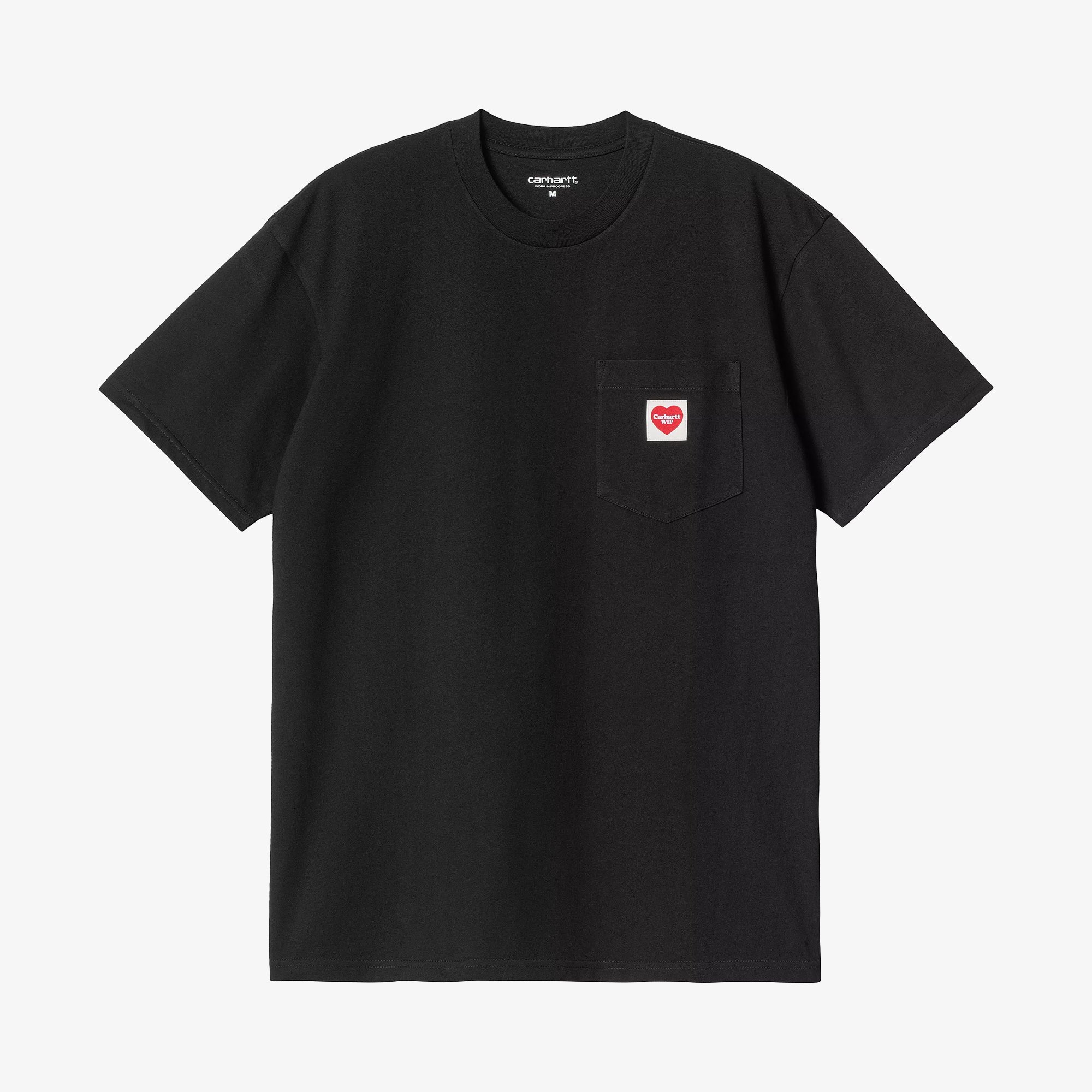 S/S Pocket Heart T-Shirt 'Black'