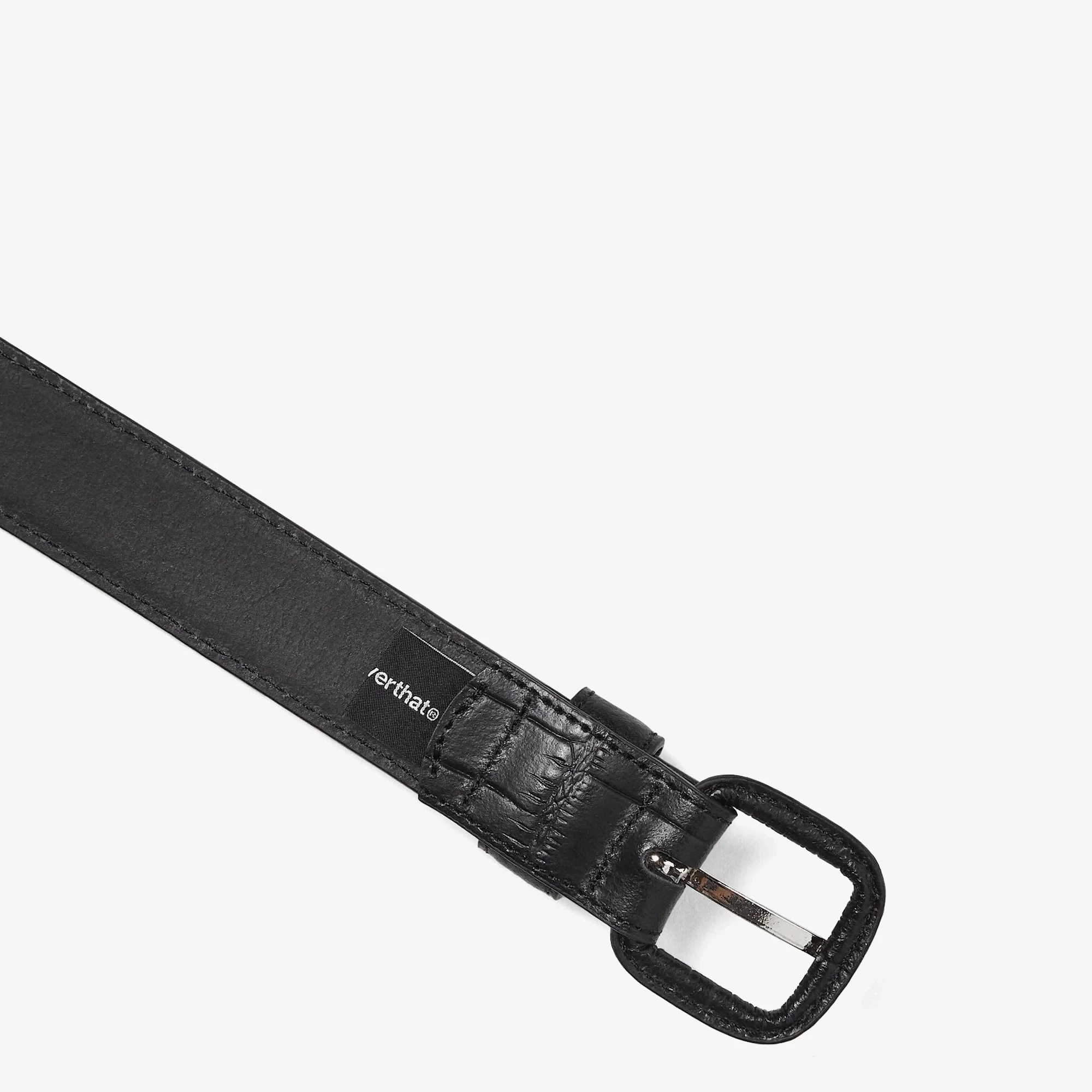 Croc Belt 'Black'