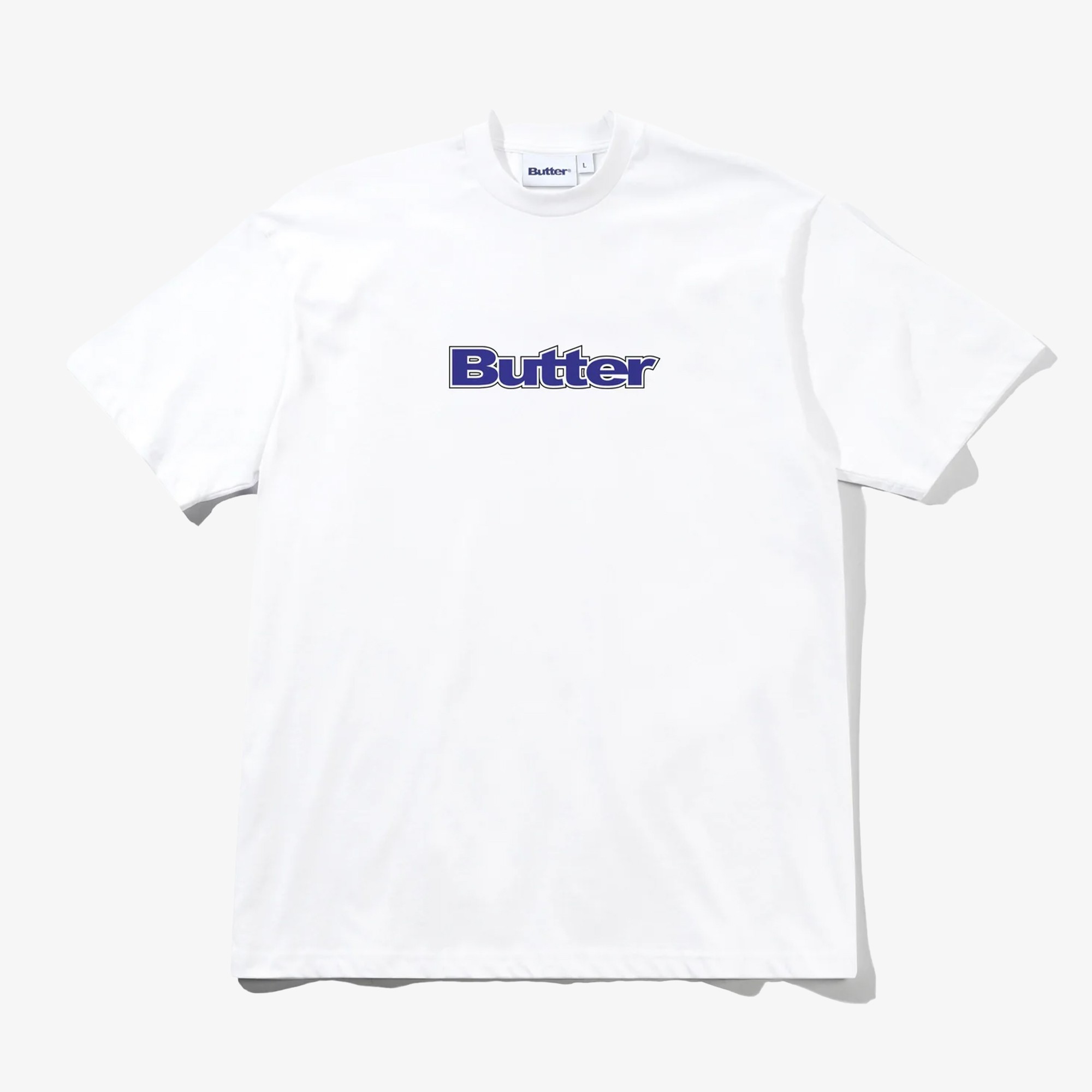 Outline Logo Tee 'White'