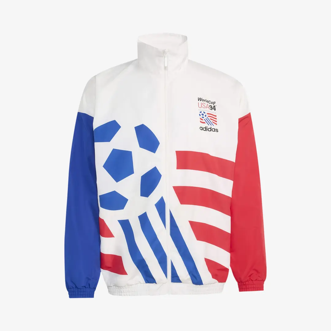 adidas Graphic Woven Track Top 'Cloud White' - WUNDER