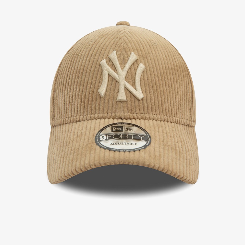 New York Yankees Cord 9FORTY Adjustable Cap 'Beige'