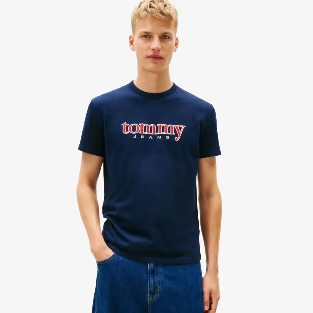 Tommy Jeans Graphic Tee 'Navy' - WUNDER