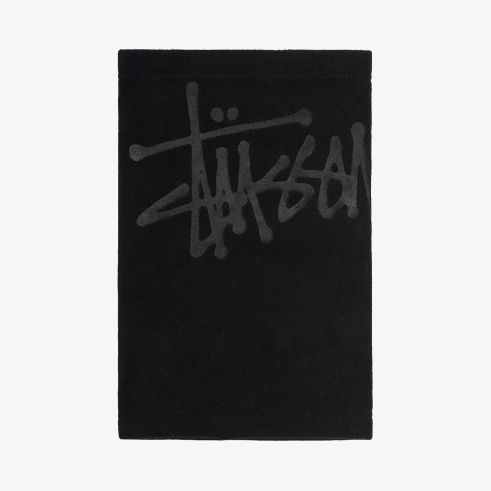 Stüssy Polar Fleece Neck Warmer 'Black' - WUNDER