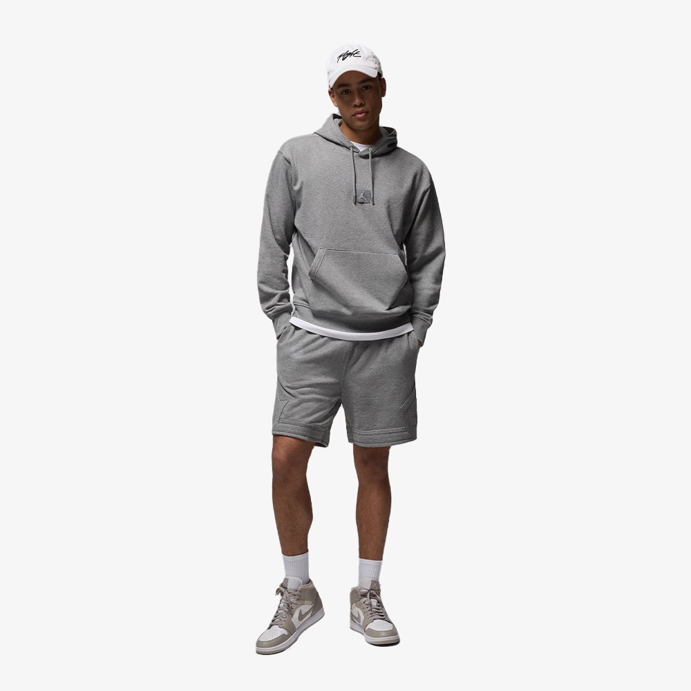 Flight Fleece Diamond Shorts 'Carbon Heather'