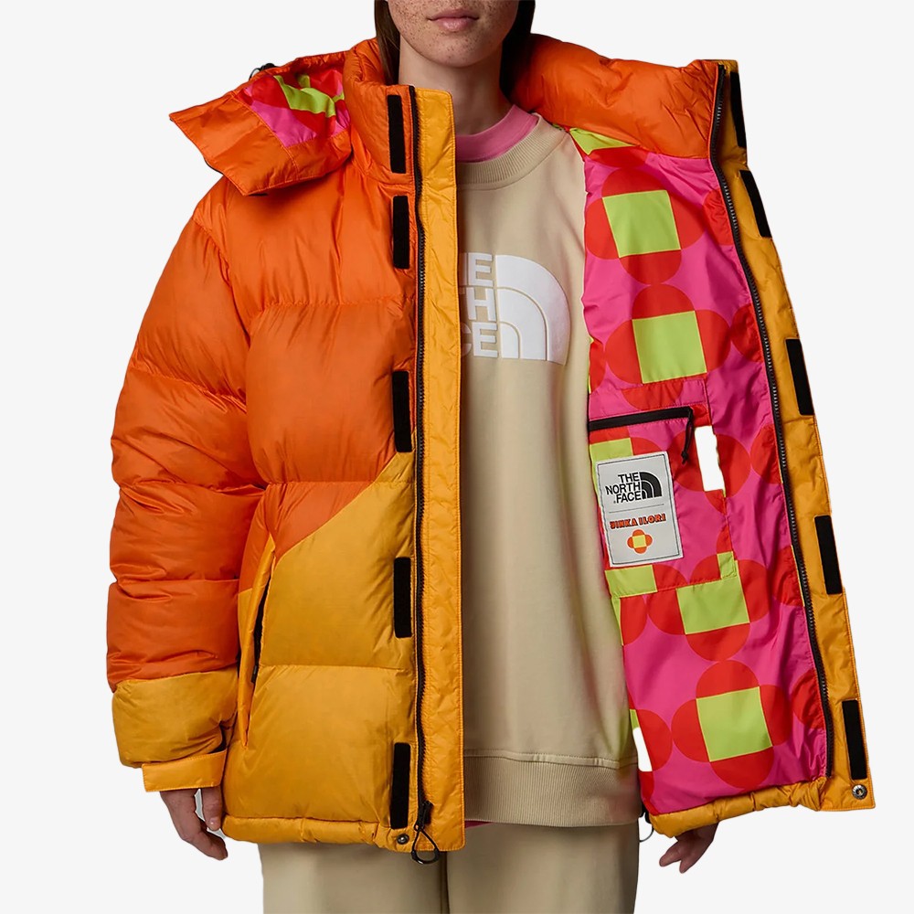 The North Face x Yinka Ilori Down Puffer Jacket 'Red Orange'