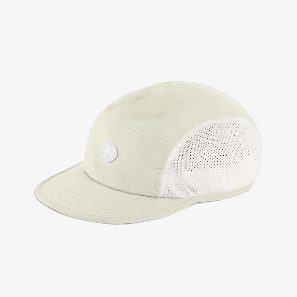 Performance Paneled Mesh Cap 'Limestone'