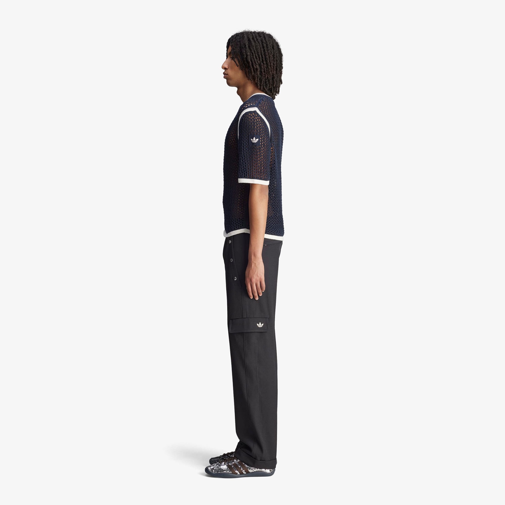 Wales Bonner x adidas Knitted T-shirt 'Night Navy'